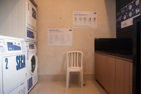 Studio para alugar com 21m², 1 quarto e sem vagaÁrea comum - Lavanderia