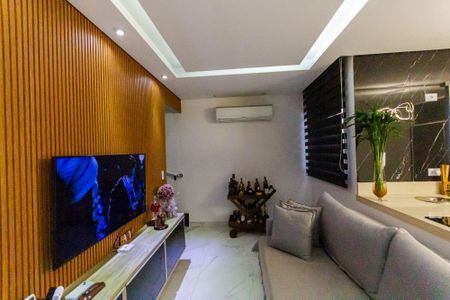 Sala de apartamento à venda com 3 quartos, 160m² em Vila Curuçá, Santo André