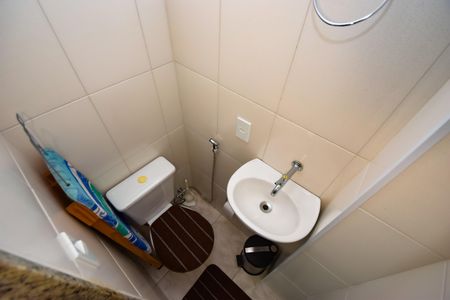 Apartamento à venda com 58m², 2 quartos e 1 vagaBanheiro de Serviço