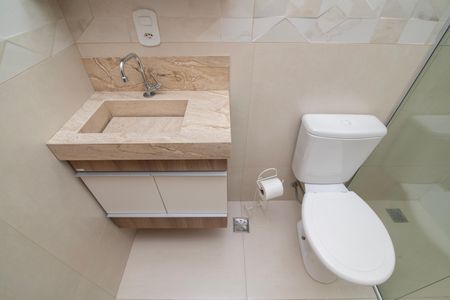 Apartamento para alugar com 76m², 3 quartos e 1 vagaBanheiro do Quarto 3 Suíte