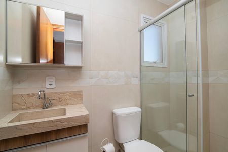 Apartamento para alugar com 76m², 3 quartos e 1 vagaBanheiro do Quarto 3 Suíte