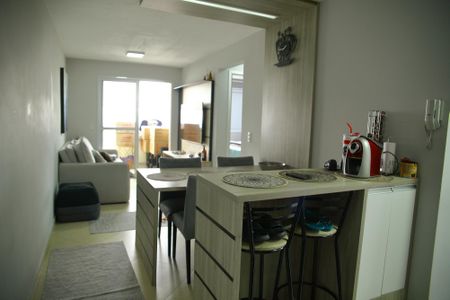 Sala/Cozinha de apartamento à venda com 2 quartos, 52m² em Demarchi, São Bernardo do Campo
