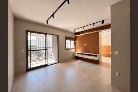 Sala/Cozinha de apartamento à venda com 1 quarto, 63m² em Indianópolis, São Paulo