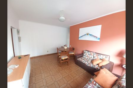 Sala de apartamento para alugar com 1 quarto, 65m² em Itararé, São Vicente