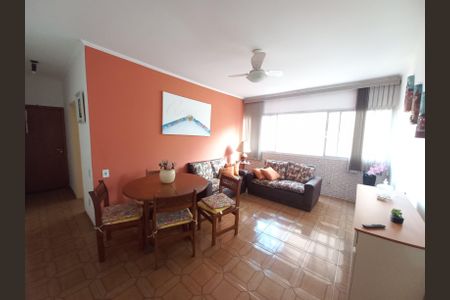 Sala de apartamento para alugar com 1 quarto, 65m² em Itararé, São Vicente