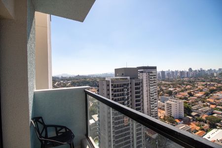 Varanda da Sala de apartamento à venda com 1 quarto, 31m² em Butantã, São Paulo