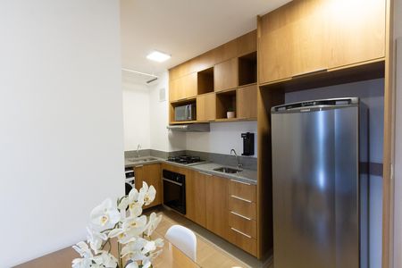 Cozinha de apartamento para alugar com 2 quartos, 36m² em Moema, São Paulo