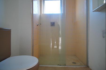 Banheiro Corredor de apartamento à venda com 1 quarto, 43m² em Jardim do Salso, Porto Alegre