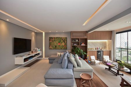 Sala de apartamento para alugar com 3 quartos, 178m² em Jardim Panorama, São Paulo