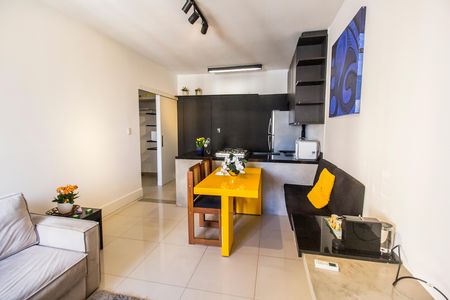 Apartamento para alugar com 55m², 1 quarto e 1 vaga Apartamento para alugar com 55m², 1 quarto e 1 vagaSala de TV