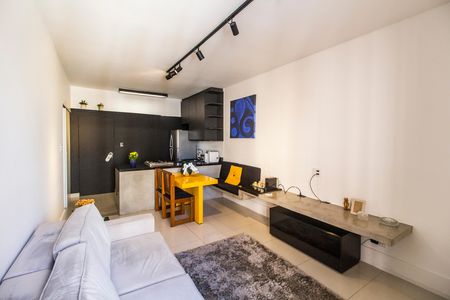 Apartamento para alugar com 55m², 1 quarto e 1 vaga Apartamento para alugar com 55m², 1 quarto e 1 vagaSala de TV