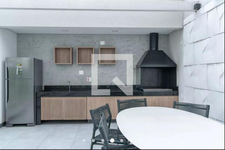 Studio à venda com 39m², 1 quarto e 1 vagaChurrasqueira