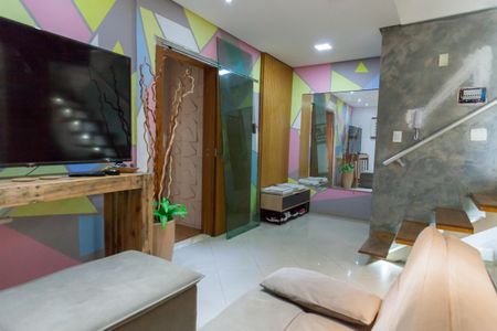 Sala de apartamento à venda com 3 quartos, 122m² em Amazonas, Contagem