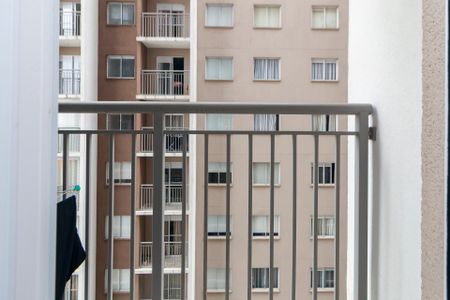 Varanda da Sala de apartamento para alugar com 1 quarto, 28m² em Jardim Caravelas, São Paulo