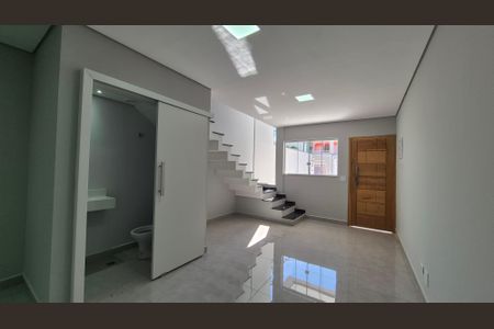 Sala de casa à venda com 3 quartos, 140m² em Vila Camilópolis, Santo André
