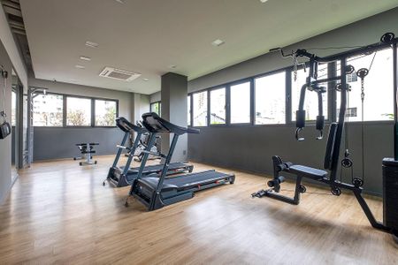 Studio para alugar com 37m², 1 quarto e 1 vaga Studio para alugar com 37m², 1 quarto e 1 vagaAcademia