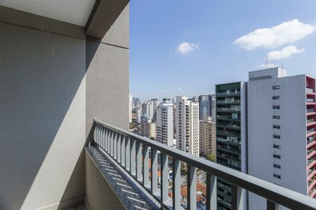 Varanda de apartamento para alugar com 1 quarto, 25m² em Vila Olímpia, São Paulo