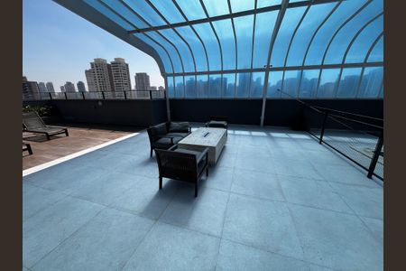 Studio à venda com 26m², 1 quarto e sem vagaÁrea gourmet