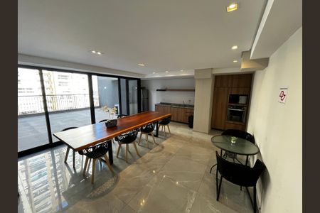 Studio à venda com 26m², 1 quarto e sem vagaÁrea gourmet