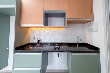 Sala/Cozinha de apartamento para alugar com 1 quarto, 26m² em Mooca, São Paulo