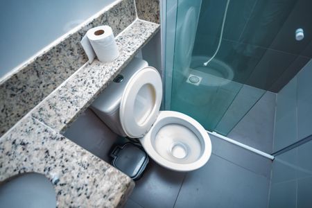 Apartamento para alugar com 45m², 2 quartos e 1 vaga Apartamento para alugar com 45m², 2 quartos e 1 vagaBanheiro Social