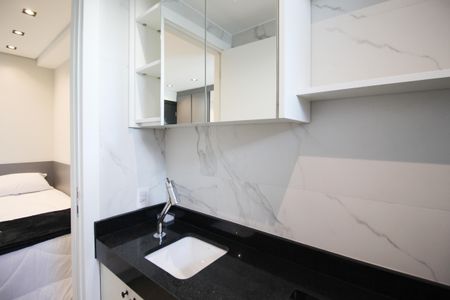 Studio para alugar com 24m², 1 quarto e sem vaga Studio para alugar com 24m², 1 quarto e sem vagaBanheiro