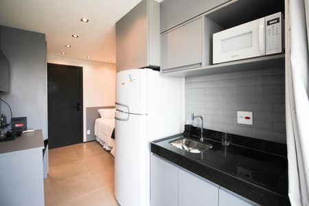 Studio para alugar com 24m², 1 quarto e sem vaga Studio para alugar com 24m², 1 quarto e sem vagaCozinha