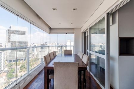 Varanda de apartamento à venda com 1 quarto, 58m² em Pinheiros, São Paulo