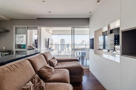 Sala de apartamento à venda com 1 quarto, 58m² em Pinheiros, São Paulo
