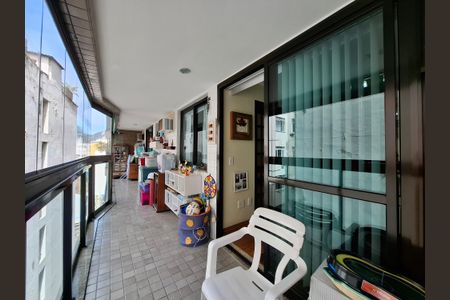 Varanda de apartamento à venda com 3 quartos, 95m² em Botafogo, Rio de Janeiro