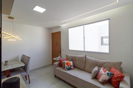 Sala de apartamento à venda com 2 quartos, 44m² em A Definir Em Campo, Contagem