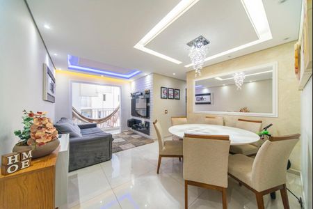 Sala de apartamento à venda com 3 quartos, 67m² em Vila Homero Thon, Santo André