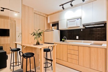Studio à venda com 25m², 1 quarto e 1 vagaSala/Cozinha