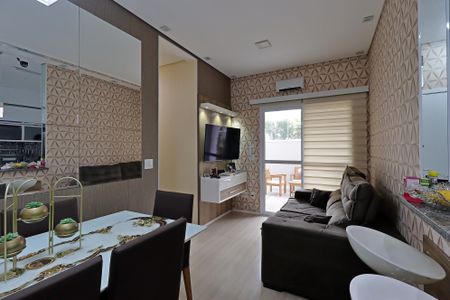 Sala de apartamento à venda com 3 quartos, 84m² em Vila Pires, Santo André