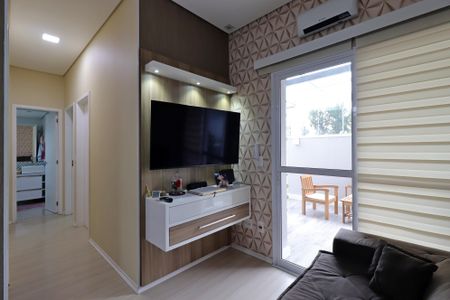 Sala de apartamento à venda com 3 quartos, 84m² em Vila Pires, Santo André