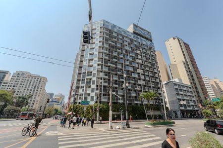 Studio para alugar com 22m², 1 quarto e 1 vaga Studio para alugar com 22m², 1 quarto e 1 vagaFachada