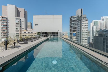 Studio para alugar com 22m², 1 quarto e 1 vaga Studio para alugar com 22m², 1 quarto e 1 vagaÁrea comum - Piscina