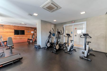 Studio para alugar com 22m², 1 quarto e 1 vaga Studio para alugar com 22m², 1 quarto e 1 vagaÁrea comum - Academia