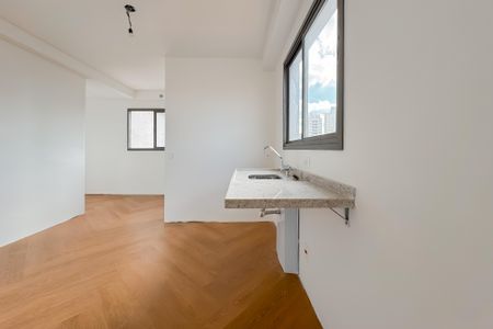 Studio à venda com 37m², 1 quarto e sem vagaCozinha
