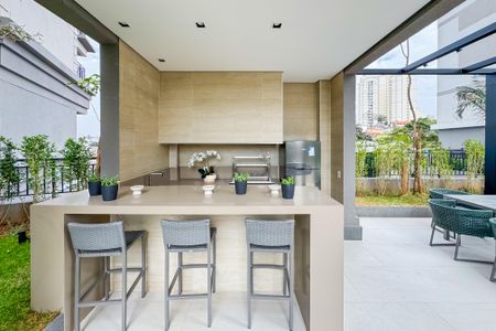 Studio à venda com 37m², 1 quarto e sem vagaChurrasqueira