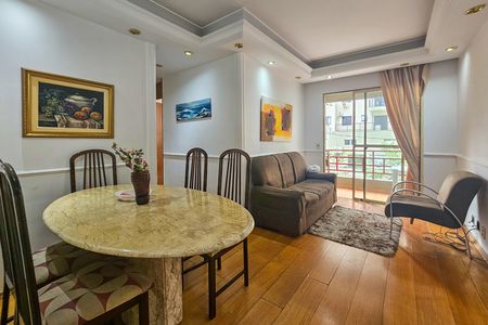 Sala de apartamento para alugar com 2 quartos, 60m² em Jardim Tres Marias, Guarujá