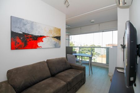 Sala de apartamento à venda com 2 quartos, 90m² em Pinheiros, São Paulo