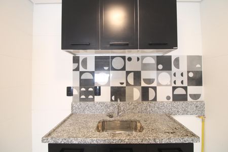 Cozinha de apartamento para alugar com 1 quarto, 23m² em Socorro, São Paulo