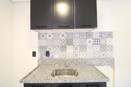Cozinha de kitnet/studio para alugar com 1 quarto, 22m² em Socorro, São Paulo