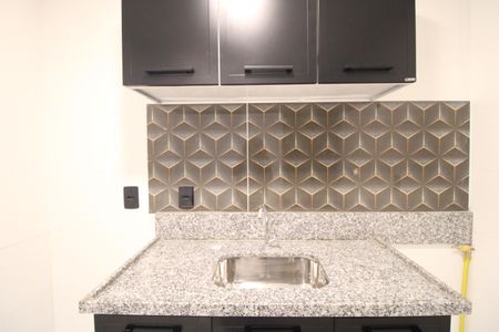 Cozinha de kitnet/studio para alugar com 1 quarto, 23m² em Socorro, São Paulo