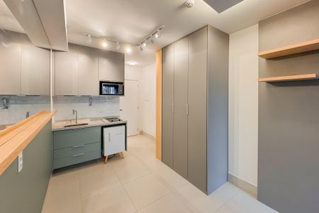 Studio para alugar com 24m², 1 quarto e sem vaga Studio para alugar com 24m², 1 quarto e sem vagaCozinha