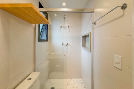 Studio para alugar com 24m², 1 quarto e sem vaga Studio para alugar com 24m², 1 quarto e sem vagaBanheiro