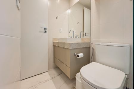Studio para alugar com 24m², 1 quarto e sem vaga Studio para alugar com 24m², 1 quarto e sem vagaBanheiro