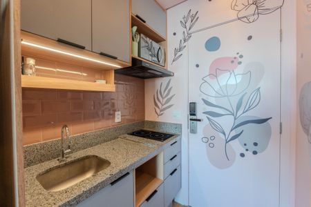 Studio para alugar com 22m², 1 quarto e sem vaga Studio para alugar com 22m², 1 quarto e sem vagaCozinha