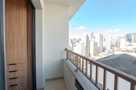 Studio para alugar com 22m², 1 quarto e sem vaga Studio para alugar com 22m², 1 quarto e sem vagaSacada do Studio